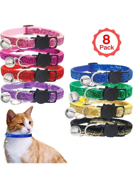 Pembe Tarzı 1.0X28CM Et Bling Kedi Tasmaları Yavru Tavşan ve Diğer Küçük Evcil Hayvanlar Için Çanlı Ayrık, Ayarlanabilir (Yurt Dışından) fiyatları