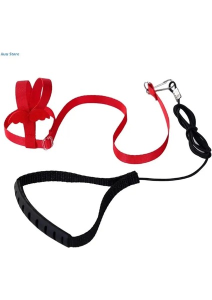 Kırmızı Stil Xl Beden Pet Eğitim Malzemeleri Anti-Bite Koşum Tasma Kiti Şakayık Papağan Için Uçan Halat (Yurt Dışından)