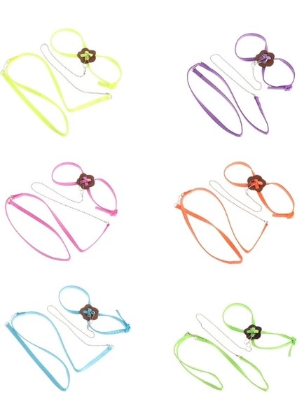 Renkli Papağan Kuş Tasma Açık Ayarlanabilir Koşum Eğitim Ipi Uçan Çapraz Bant (Yurt Dışından) modelleri