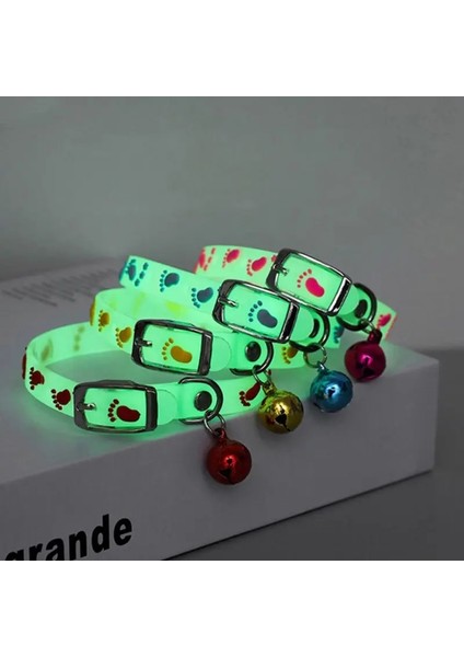 E Stili C5AC Pet Parlayan Yaka Çanları ile Gece Parlıyor Köpekler Kediler Işık Aydınlık Kolye (Yurt Dışından) modelleri