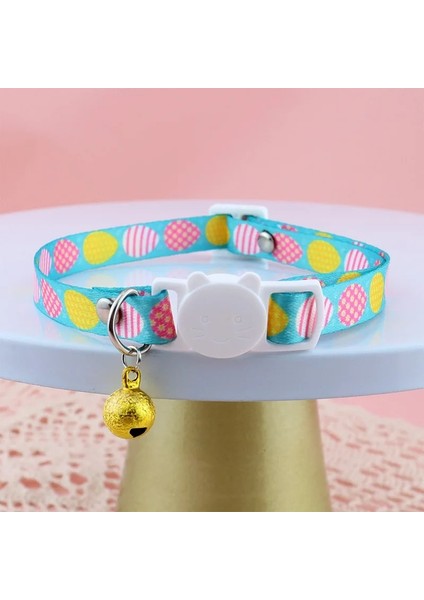 No.8 Stili 1CMX18X30CM Evcil Hayvan Ürünleri Kedi Yaka Baskılı Kedi Yaka Çan Kolye Kedi Yaka Ayarlanabilir Pet Çekiş Halatlı Çanlı Yaka Kedi Yaka (Yurt Dışından)