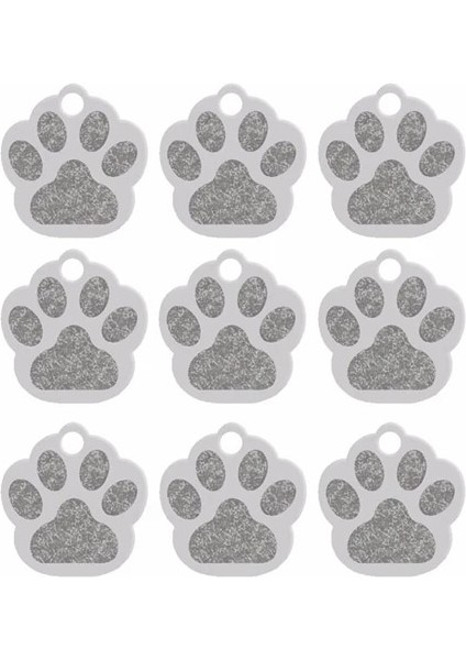 Gümüş Tarzı 27X28X1 mm Aw Şekil 2 Taraflı Etiket Evcil Köpekler ve Kediler Kimlik Kedi Köpek Adı Telefon Evcil Hayvan Aksesuarlarının Numarası Alüminyum Ürünler Dekor (Yurt Dışından)