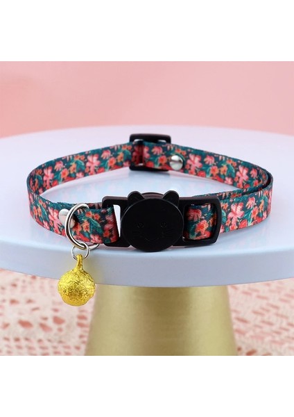 Kırmızı Çiçek Stili Renkli Meyve Baskı Kedi Tasmaları Çan Tasmaları Köpek Kedi Pet Tasmaları Boyun Halkası Kedi Tasmaları Evcil Hayvan Malzemeleri Moda Sevimli (Yurt Dışından)