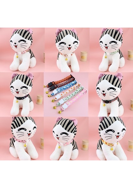 Kırmızı Çiçek Stili Renkli Meyve Baskı Kedi Tasmaları Çan Tasmaları Köpek Kedi Pet Tasmaları Boyun Halkası Kedi Tasmaları Evcil Hayvan Malzemeleri Moda Sevimli (Yurt Dışından) indirimleri