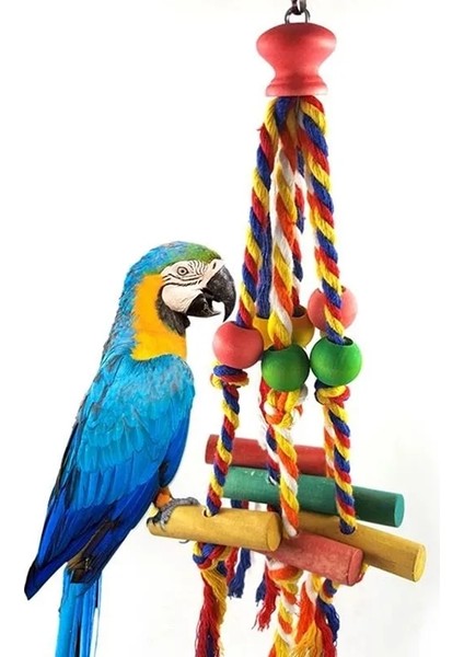 S5 Stili Pet Kuş Çiğneme Oyuncak Pamuk Halat Papağan Oyuncak Bite Köprü Kuş Yırtılma Oyuncak Cockatiels Eğitim Asmak Salıncak Kuş Kafesi Malzemeleri (Yurt Dışından) modelleri