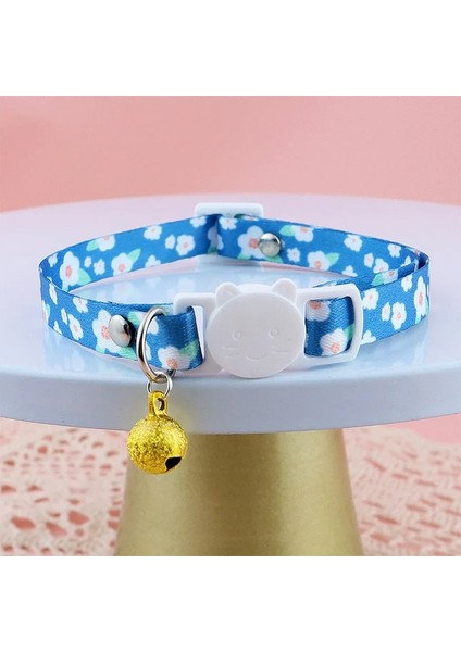 No.10 Tarzı 1CMX18X30CM Evcil Hayvan Ürünleri Kedi Yaka Baskılı Kedi Yaka Çan Kolye Kedi Yaka Ayarlanabilir Pet Çekiş Halatlı Çanlı Yaka Kedi Yaka (Yurt Dışından)