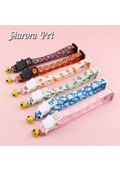 No.10 Tarzı 1CMX18X30CM Evcil Hayvan Ürünleri Kedi Yaka Baskılı Kedi Yaka Çan Kolye Kedi Yaka Ayarlanabilir Pet Çekiş Halatlı Çanlı Yaka Kedi Yaka (Yurt Dışından) modelleri