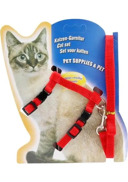 Kırmızı Stil Bedensiz Pet Kedi Yaka Koşum ve Tasma Ayarlanabilir Naylon Pet Çekiş Köpek Yavrusu Halter Yaka Kediler Kedi Ürünleri Için Kedi Pet Koşum Kemeri (Yurt Dışından) modelleri
