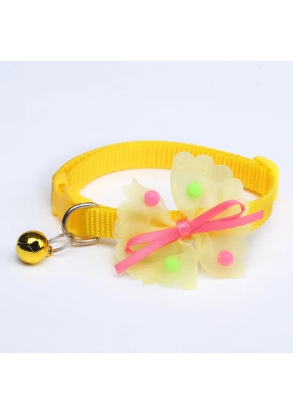 Gül Kırmızı Stili Yeni Sevimli Dantel Ilmek Evcil Yaka Ayarlanabilir Örgülü Naylon Çan Köpek Yavrusu ile Köpek Kedi Yaka Güzel Moda Kolye Hediyeler (Yurt Dışından) fırsatları