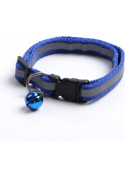 Mavi Stil Pet Toka Yansıtıcı Kedi Yaka Köpek Yama Bezi Çan Yaka Ayak Izi Kanatlı Kedi Yaka Küçük Ayarlanabilir Çan Yüzük Kolye (Yurt Dışından)