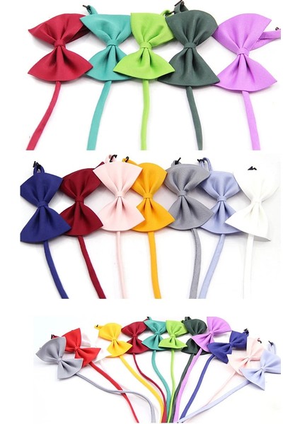 No.13 Tarzı Renkli Kedi Yaka Pamuk Ilmek Kolye Bulldog Chihuahua Papyon Köpek Küçük Köpek Parti Bandana Yaka Pet Malzemeleri 14 Renk (Yurt Dışından) indirimleri