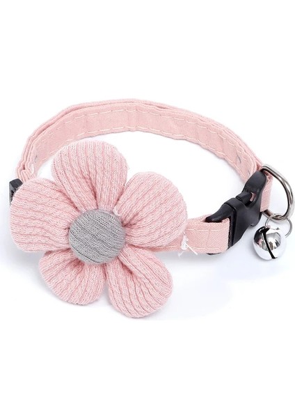 Pembe Tarzı 1.0X35CM Çan Papyonlu Kedi Yaka Kediler ve Küçük Köpekler Için Kedi Yaka Kedi Yaka Yavru Kedi Aksesuarları Kitty Pet Ürünleri Çiçek Kolye (Yurt Dışından)