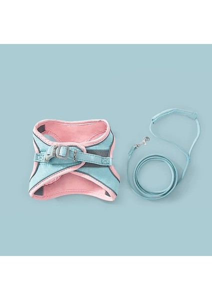 Pembe Tarzı L 4-7.5kg Köpek Kedi Koşum Yelek Tasma Ayarlanabilir Pet Baskı Koşum Köpek Eğitim Yürüyüş Göğüs Kemeri Küçük Köpekler Için Yavru Yaka Yaka (Yurt Dışından)