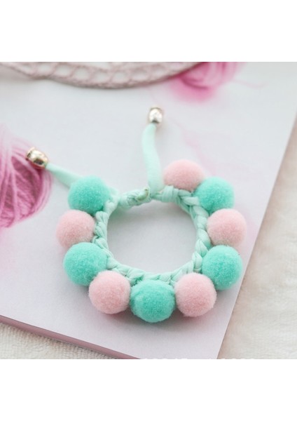 Yeşil Pembe Tarzı L BOYUN30-35CM Sevimli Peluş Top Pet Köpek Kediler Yaka Ayarlanabilir Köpek Chihuahua Yorkie Boyun Askısı Kitty Eşarp Evcil Aksesuarları Yavru Kolye (Yurt Dışından)