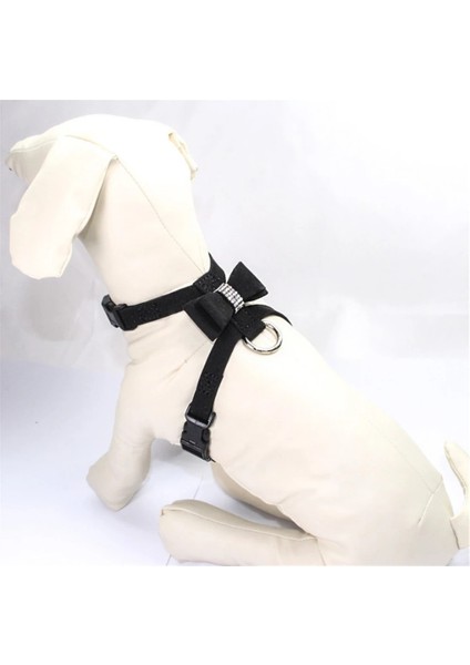Siyah Stil S Beden Bling Rhinestone Pet Kedi Koşum Kadife Tasma Küçük Kitteuahua Pembe Yaka Evcil Hayvan Ürünleri Için Ilmek ile (Yurt Dışından) fırsatları