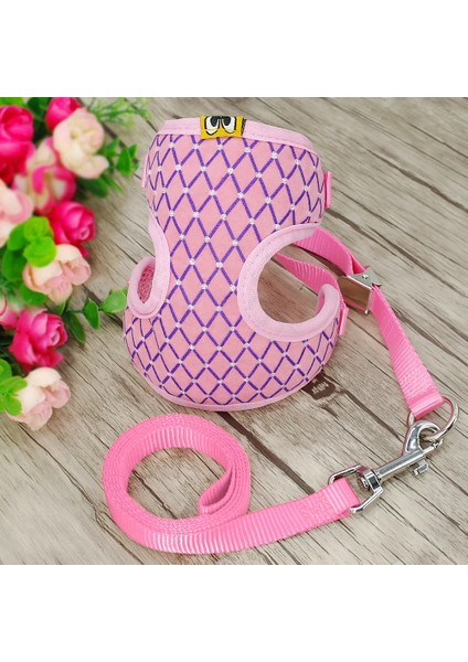 Siyah Stil L Beden Kedi Yürüyüş Ceketi Koşum ve Tasma Evcil Köpek Yavrusu Giysileri Ayarlanabilir Kediler Için Yelek Küçük Doguahua Teriyerleri Pembe (Yurt Dışından) fırsatları