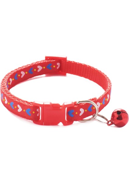 Kalp Kırmızı Stili Kedi Yaka Kediler Için Çan Yaka ile Yavru Kedi Yavrusu Kediler Için Kalp Tasmaları Köpek Chihuahua Pet Kedi Tasmaları Tasmalar Kurşun Pet Malzemeleri (Yurt Dışından)