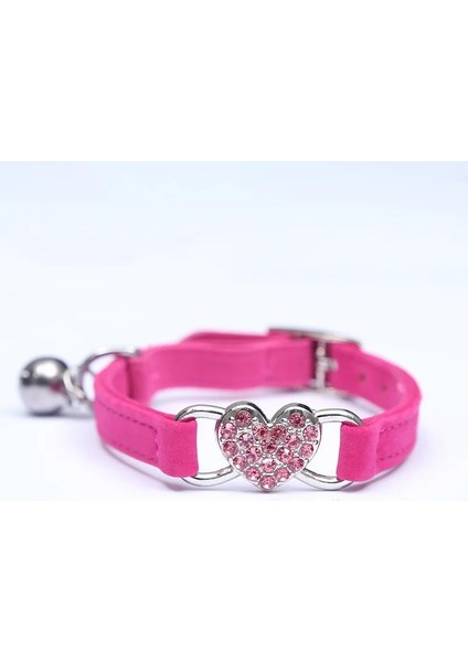 Kalp Kırmızı Stili Kedi Yaka Kediler Için Çan Yaka ile Yavru Kedi Yavrusu Kediler Için Kalp Tasmaları Köpek Chihuahua Pet Kedi Tasmaları Tasmalar Kurşun Pet Malzemeleri (Yurt Dışından) fırsatları