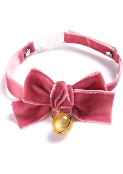 Çan Tarzı Kırmızı Kadife Fiyonk Ayarlanabilir Kedi Yaka Çan Emniyet Yaka ile Yavru Kedi Yaka Claolor Koleksiyonu ile Kedi Için Pet Köpek Küçük Köpek (Yurt Dışından) fırsatları