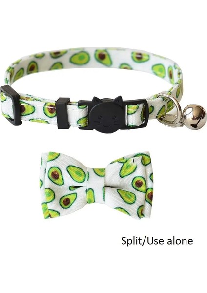 Sarı Stil 1.0X28CM Çan ve Papyonlu Ayrık Kedi Yaka, Ekose Tasarım Ayarlanabilir Emniyetli Kedi Yavrusu Tasması(6.8''-10.8'') (Yurt Dışından) modelleri