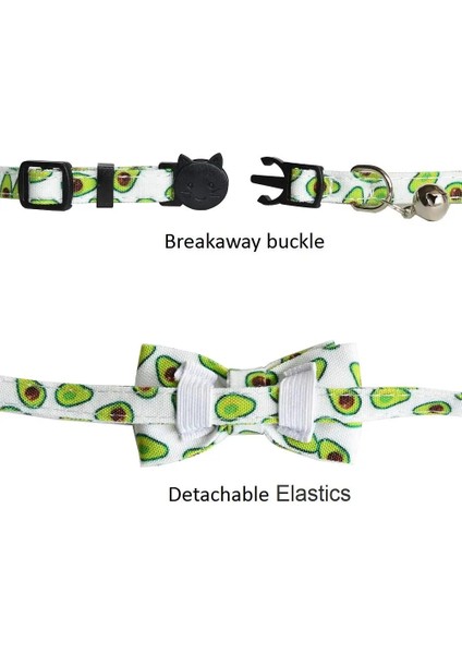 Sarı Stil 1.0X28CM Çan ve Papyonlu Ayrık Kedi Yaka, Ekose Tasarım Ayarlanabilir Emniyetli Kedi Yavrusu Tasması(6.8''-10.8'') (Yurt Dışından) indirimleri