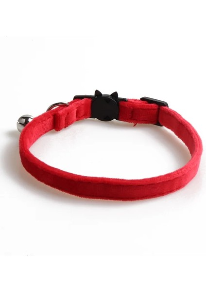 No.9 Tarzı Kadife Kedi Yaka Düz Renk Ilmek Yavru Chihuahua Çan Ayarlanabilir Emniyet Toka Evcil Aksesuarları ile Chihuahua Yaka 28 cm Uzun 1 Adet (Yurt Dışından)