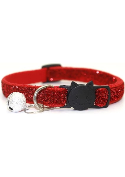 Sarı Stil Tek Boyut Yeni Et Kedi Yaka Çan ile Breakaway Moda Pet Malzemeleri Ayarlanabilir Yavru Kedi Payet Yaka Boyun Askısı Kedi Aksesuarları (Yurt Dışından) modelleri
