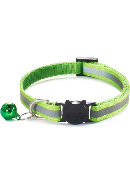 No.14 Tarzı Naylon Yansıtıcı Ayarlanabilir Köpek ve Kedi Yakalı, Çan Emniyetli Yanıp Sönen Yaka, Küçük Köpekler ve Kediler Için Uygun Evcil Hayvan Malzemeleri (Yurt Dışından)