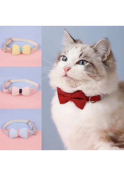 No.3 Tarzı Renkli Ayarlanabilir Toka Kedi Kolye Ilmek ile Kedi Yaka Pet Malzemeleri Kedi Küçük Köpek Aksesuarları Pet Kaynağı (Yurt Dışından) fiyatları