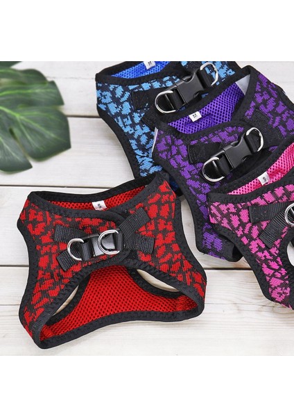 Kırmızı Set Stili S Beden Nefes Kedi Koşum ve Tasma Seti Yansıtıcı Örgü Pet Köpek Koşum Yelek Küçük Köpekler Için Leaheuahua Koşum Kurşun Kedi (Yurt Dışından) modelleri