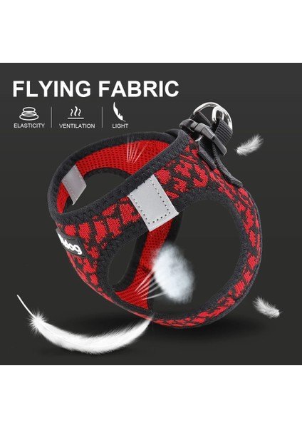 Kırmızı Set Stili S Beden Nefes Kedi Koşum ve Tasma Seti Yansıtıcı Örgü Pet Köpek Koşum Yelek Küçük Köpekler Için Leaheuahua Koşum Kurşun Kedi (Yurt Dışından) fırsatları