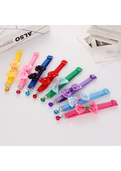 01-Pp Tarzı 19-32CM 1 Adet Şeker Renk Ayarlanabilir Papyon Çan Ilmek Satış Yaka Kravat Yavru Yavru Kedi Köpek Kedi Pet Aksesuarları (Yurt Dışından) fırsatları