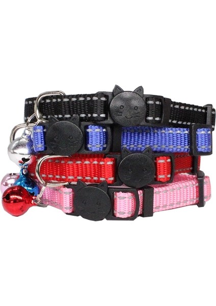 R-Mavi Şerit Stili 7-12 Inç Yansıtıcı Naylon Yaka Özel Kişiselleştirilmiş Kimlik Ücretsiz Gravür Kedi Küçük Köpek Naylon Yavru Yavru Kedi Kolye Için Ayarlanabilir (Yurt Dışından) indirimleri