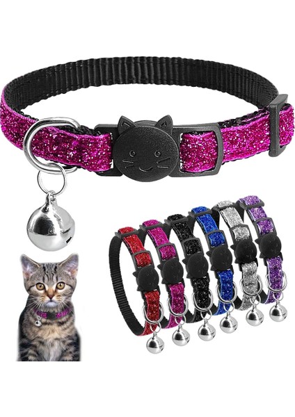 Kırmızı Stil Xs Beden Bling Kedi Tasması Hızlı Bırakma Kedi Tasmaları Ayarlanabilir Evcil Hayvan Yavru Kedi Köpek Tasması Kediler Için Çanlı Yavru Kedi Evcil Hayvan Ürünleri Güvenliği (Yurt Dışından)