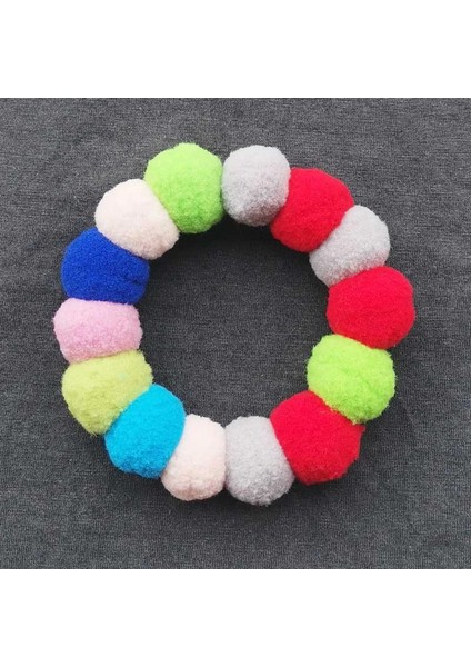D Stili S Beden Sevimli Pom Pom Köpek Yaka Moda Dekoratif Peluş Kedi Yaka Pet Yaka Yavru Renkli Top Yaka Kolye Pet Aksesuarları (Yurt Dışından) fırsatları