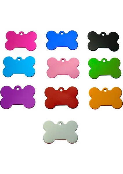 Mavi Stil 38X25X1MM Köpek Tasmaları Kimlik Etiketleri Köpekler Kediler Için Kedi Adı Pet Kemik Şekli Etiketi Oyulmuş Alüminyum Tasarımcı Evcil Hayvan Dükkanı Aksesuarları (Yurt Dışından) fırsatları