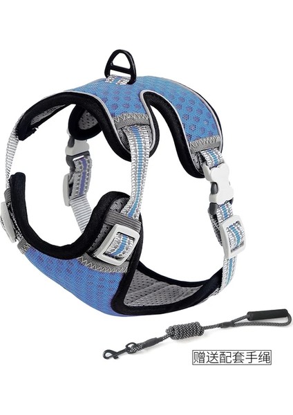 Mavi Stil S Beden Rojeco Ayarlanabilir Kedi Koşum Kediler Için Kurşun Tasma Nefes Yansıtıcı Yavru Kedi Koşum Yelek Pet Yürüyüş Tasması Evcil Hayvan Aksesuarları (Yurt Dışından)