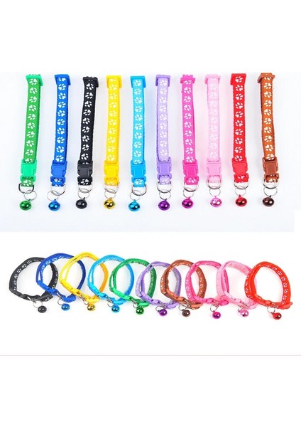 No.10 Tarzı 1 Parça Renkli Pet Malzemeleri Çan ile Kedi Yaka Ayarlanabilir Toka Yaka Kedi Pet Malzemeleri Kedi Aksesuarları Yaka Küçük Köpek Chihuahua (Yurt Dışından) indirimleri