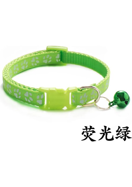 Renk 9 Tarzı Boyun Çevresi 19-32CM Collier Dökün Chiot Yaka Kedi Pet Kedi Kolye Yaka Çan ile Sevimli Pençe Baskı Yavru Kedi Için Ayarlanabilir Naylon Şerit Boyun Askısı (Yurt Dışından)