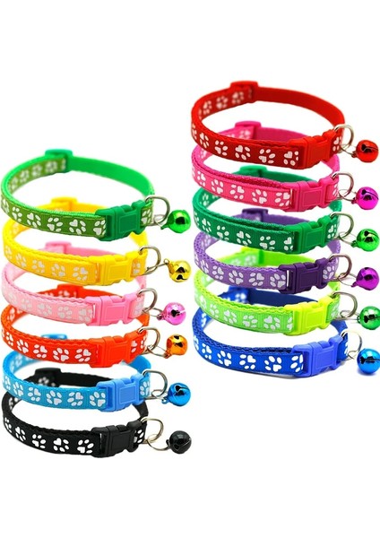 Siyah Stil Ayarlanabilir Paw Print Kedi Yaka Çan ile Boğulma Önleyici Kedi Kolyeler Kediler Için Kurşun Tasma Aksesuarları Küçük Pet Doguahua (Yurt Dışından) fırsatları