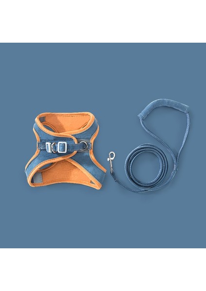 Turuncu Tarzı 2-4kg Köpek Kedi Koşum Yelek Tasma Ayarlanabilir Pet Baskı Koşum Köpek Eğitim Yürüyüş Göğüs Kemeri Küçük Köpekler Için Yavru Yaka Yaka (Yurt Dışından)