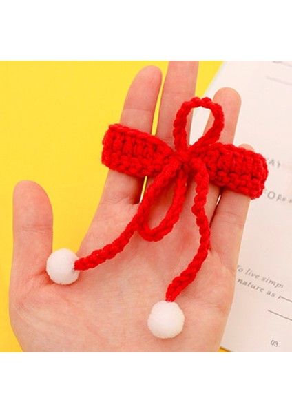 No.2 Tarzı Xs Beden Ödünç Çan Örgü Sevimli Küçük Köpek Kedi El Yapımı Örme Jingle Kedi Sessiz Yaka Pet Aksesuarları (Yurt Dışından) modelleri