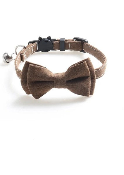 Kahverengi Tarzı 1.0X28CM Sevimli Pet Köpek Kedi Kolye Kedi Yaka Köpekler Için Ayarlanabilir Kayış Aksesuarları Pet Köpek Papyon Yavru Papyonlar Köpek Pet Malzemeleri (Yurt Dışından)