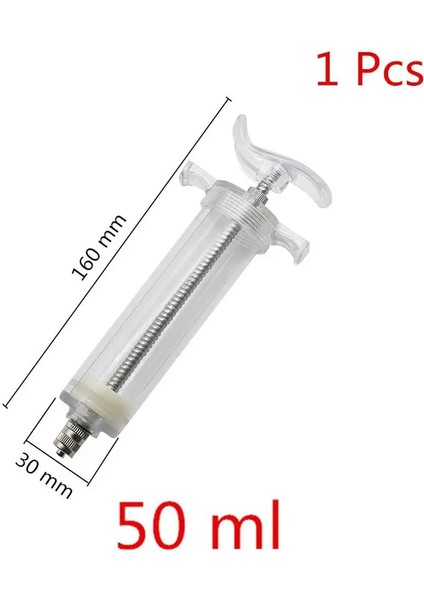 50 ml Stil Küçük Kuş Oral Gavaj Iğne Dış Çap Uzunluğu Yaklaşık 30CM.5CM Silikon Yumuşak Tüp Papağan Besleme Şırıngası (Yurt Dışından)