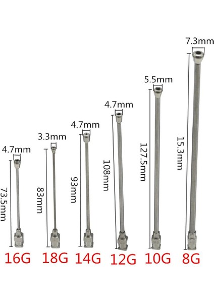 16G Tarzı 6 Model Düz Sonda Tüpleri Papağan Güvercin Kuş Kümes Hayvanları Besleme Enjeksiyon Bağlantı Parçaları 10MLMLML Manuel Kuşlar Besleme Şırıngası (Yurt Dışından)