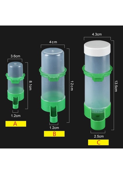 C Stili Kuş Su Tiryakisi Besleyici Waterer Klip ile Pet Kuş Malzemeleri Dispenser Şişe Pet Papağan Kafesi Için Içme Fincan Kaseler (Yurt Dışından) modelleri
