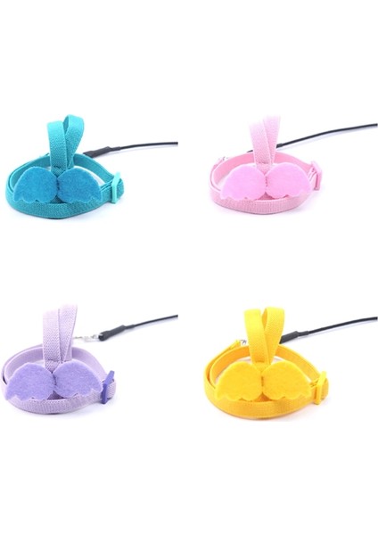 Mor Tarzı Ayarlanabilir Kuş Koşum Tasma Papağan Uçan Halat Askıları Küçük Papağanlar Çoklu Renkler Için Açık Eğitim Çekiş Halatı Y5GB (Yurt Dışından) modelleri