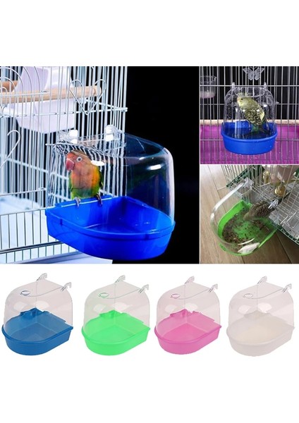Gri Stil Küçük Boy Kuş Kümes Hayvanları Besleyici Otomatik Akrilik Gıda Kabı Papağan Güvercin Sıçrama Korumalı .5cm (Yurt Dışından) indirimleri