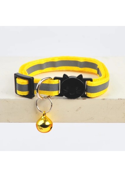 Sarı Stil Yansıtıcı Naylon Köpek Tasması Gece Güvenliği Yanıp Sönen Işık Up Ayarlanabilir Köpek Tasma Kediler ve Küçük Köpekler Için Pet Yaka Pet Malzemeleri (Yurt Dışından)