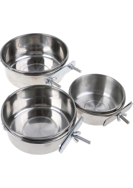 Gri Stil Kuş Besleyici Paslanmaz Çelik Kümes Bardakları Gıda Kase Konteyner Papağan Parakeet Kafesi Asılı Kase Su Gıda Bulaşık Kuş Malzemeleri (Yurt Dışından) modelleri